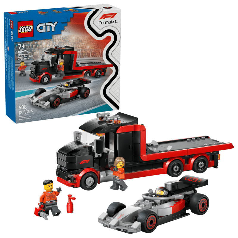 しお 60493 F1 Display Truck with Audi F1 Race Car LEGO