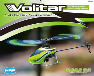 Volitar RTF Micro Heli with Stability System Rage RGR6000 2-Blade