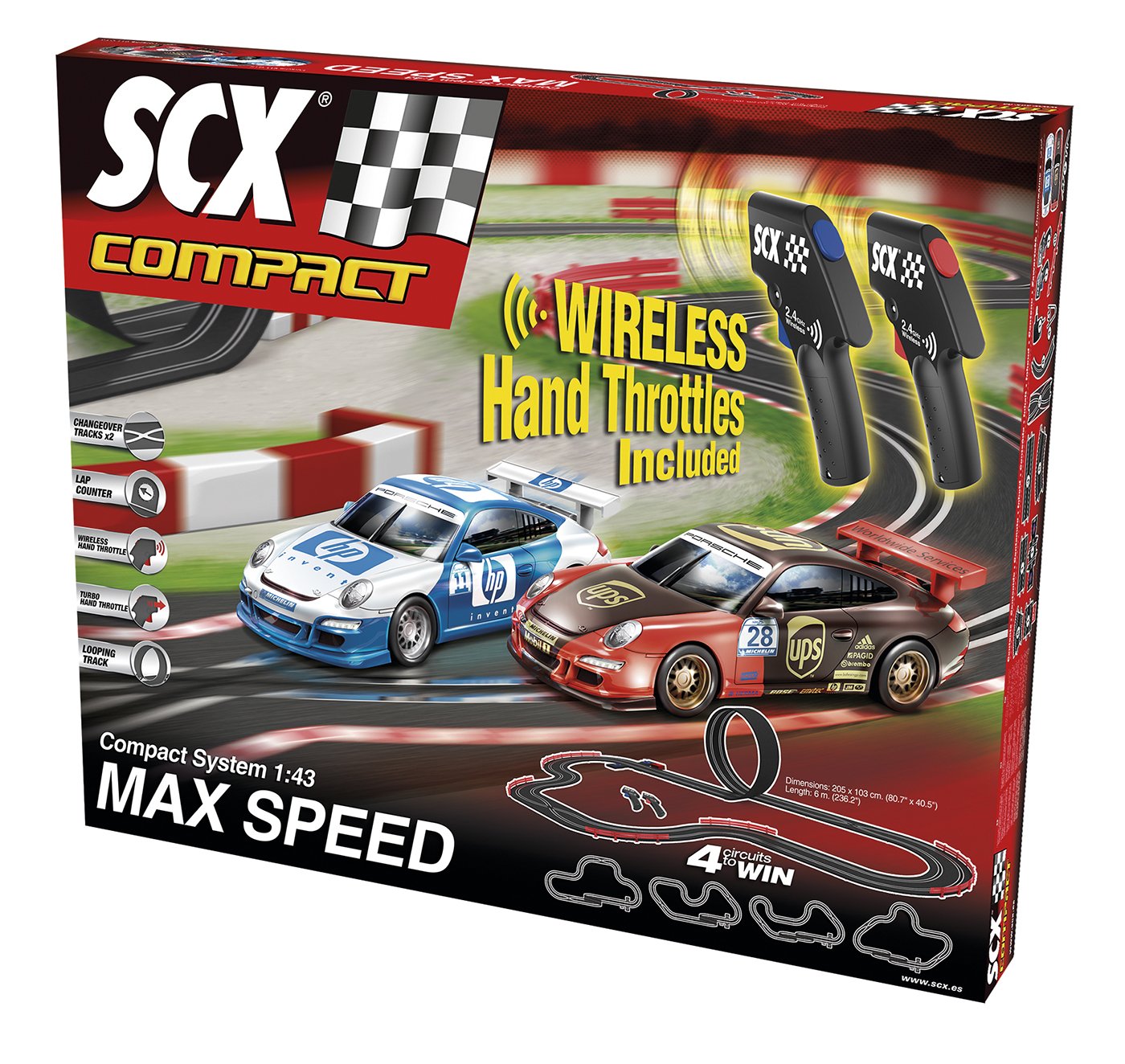 SCX 10166 SCX 1/43 Compact Max Speed Wireless