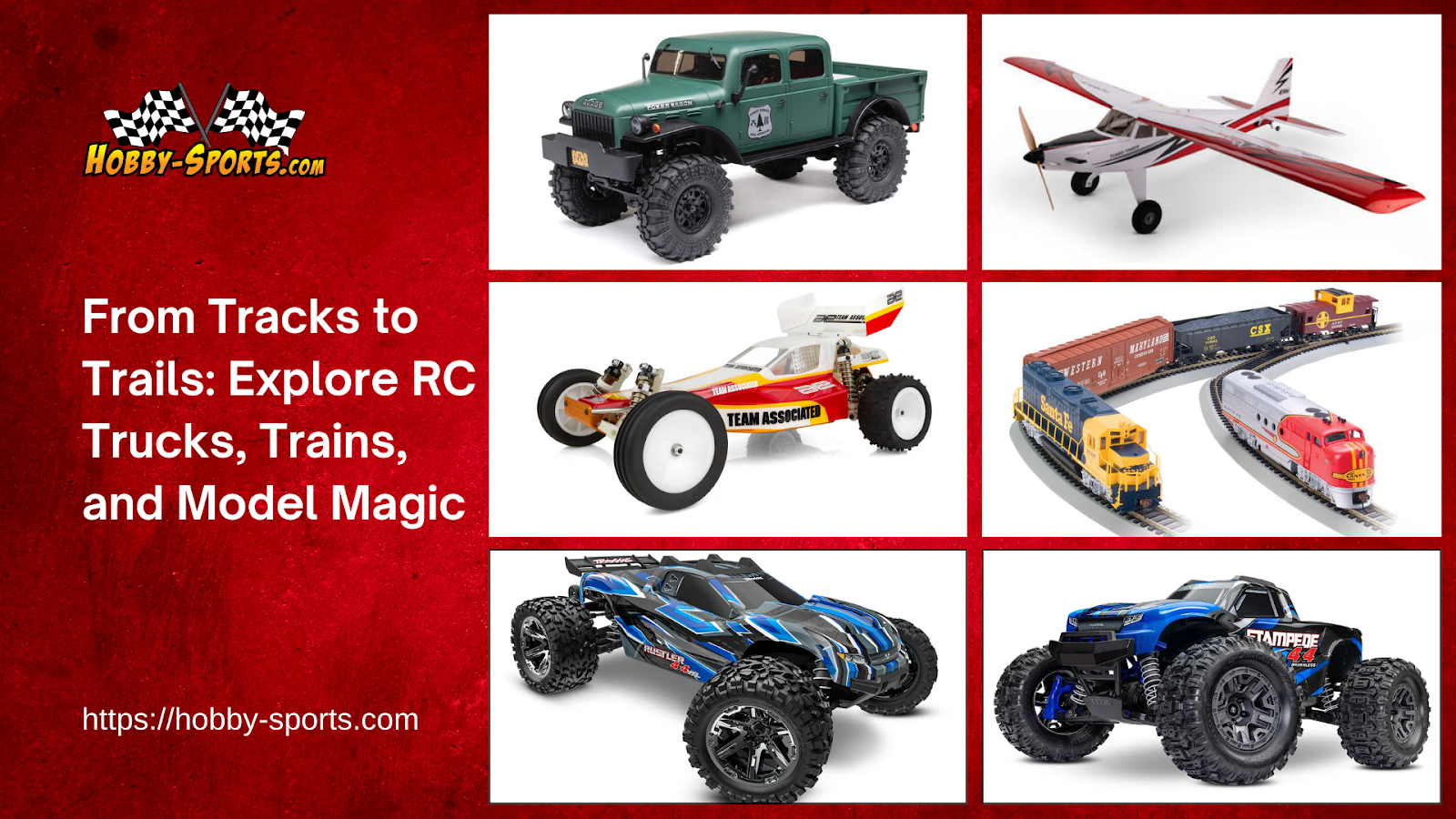 From Tracks to Trails: Explore RC Trucks, Trains, and Model Magic