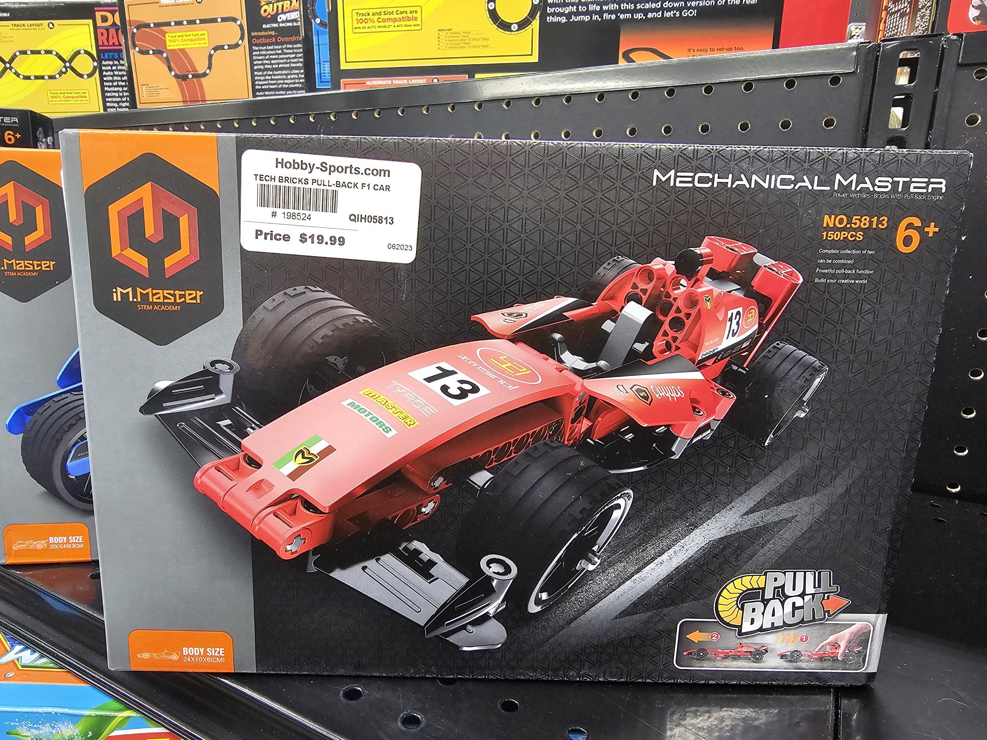 TECH BRICKS PULL-BACK F1 CAR