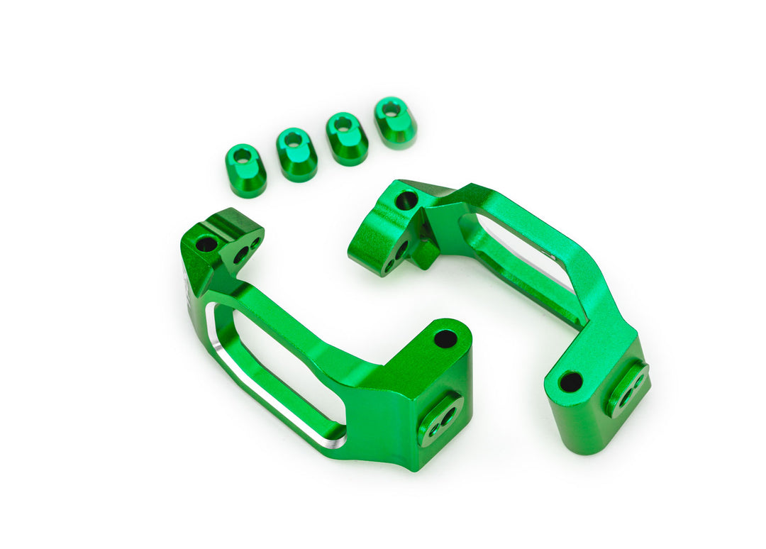 CASTER BLOCKS ALUM Green Traxxas #10232-GRN

