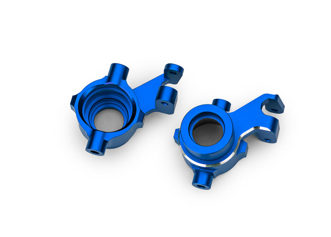 STEERING BLOCKS ALUM BLUE Traxxas #10237-BLUE
