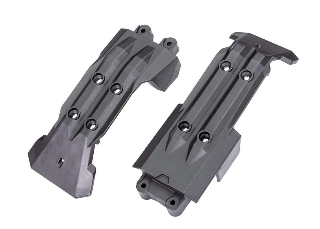 Maxx Slash 6s, SKIDPLATE FRONT (1), REAR (1), Traxxas, #10244