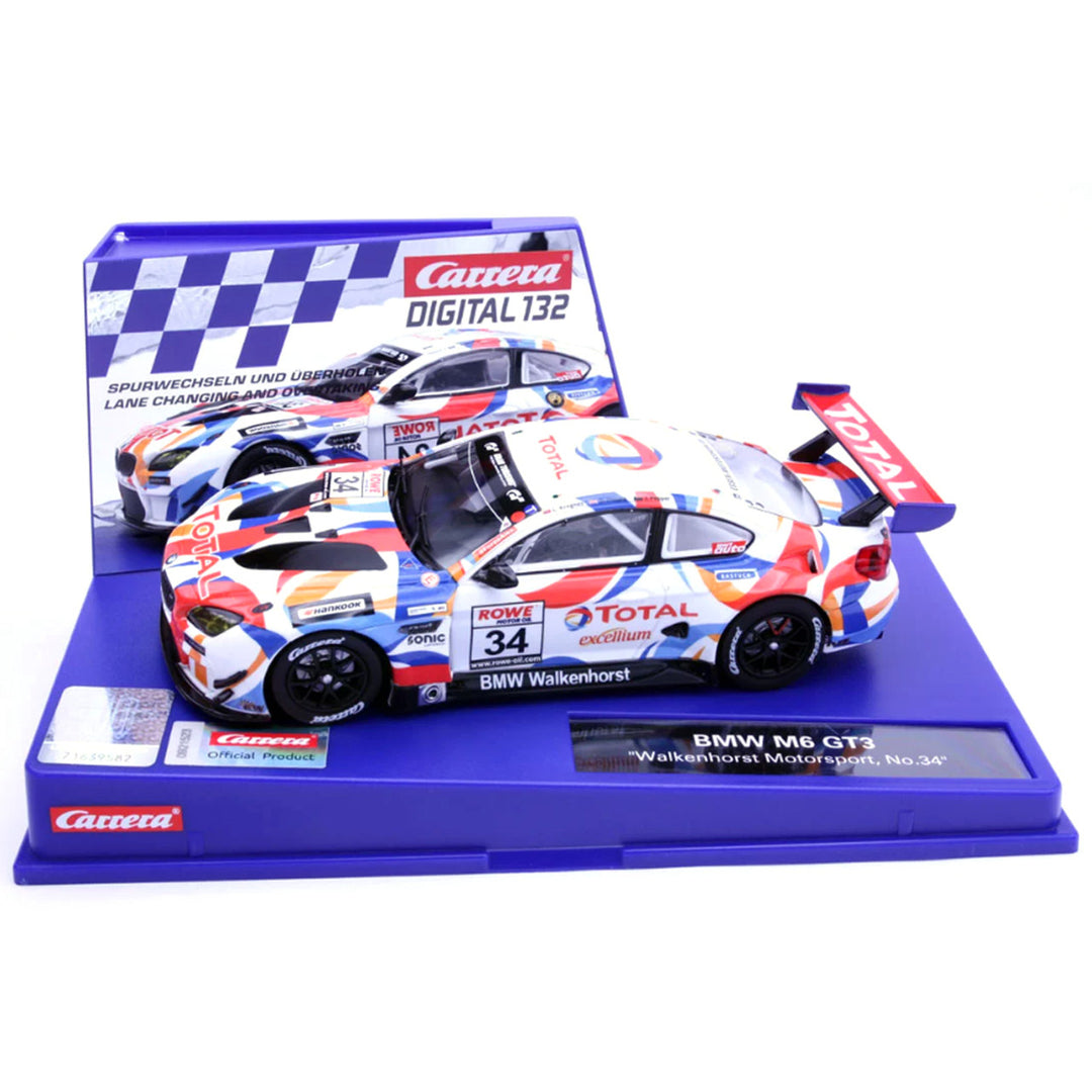 Carrera Digital 31022 BMW M6 GT3 Walkenhorst Motor Sport #34 w/Lights 1/32 Slot Car