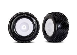 White Dished Wheels w/ Response Pro Tires (2) TRAXXAS 10773-WHT