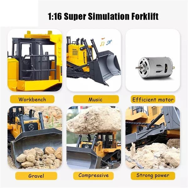 HUINA 1/16 RC bulldozer 1554 HUI1554