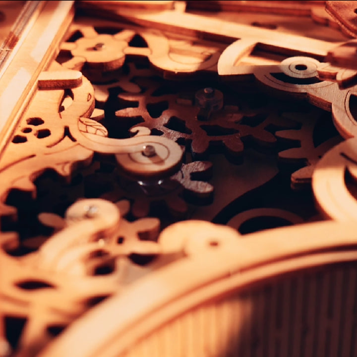 ROKR Magic Piano Mechanical Music Box 3D Wooden Puzzle Robotime AMK81