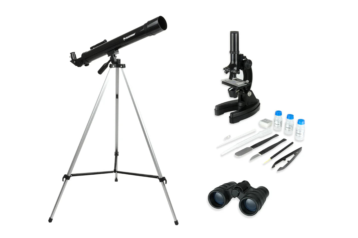 Celestron 22010 Telescope, Microscope & Binocular Science Kit