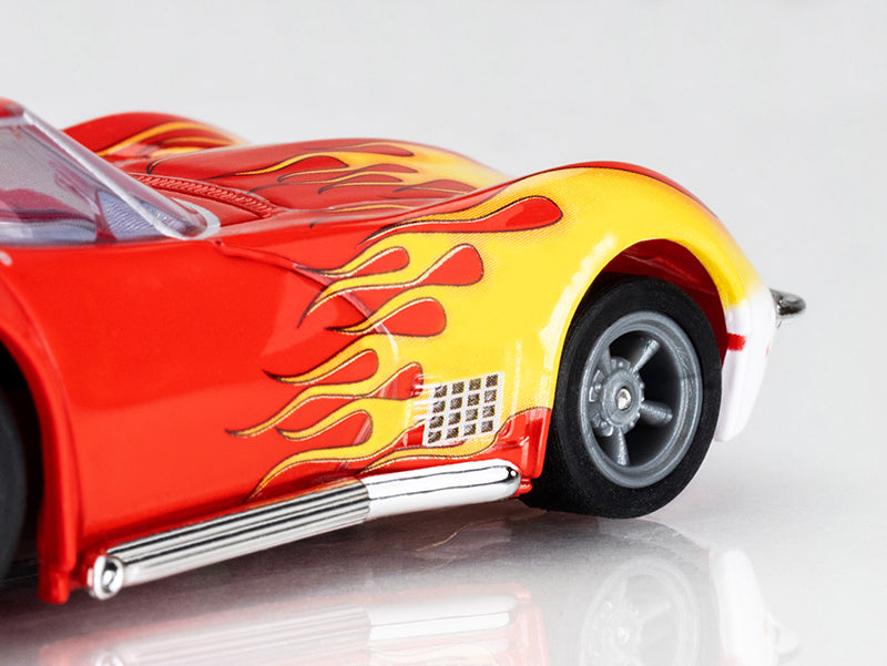 AFX Corvette 1970 Red w/Yellow Wildfire 22055