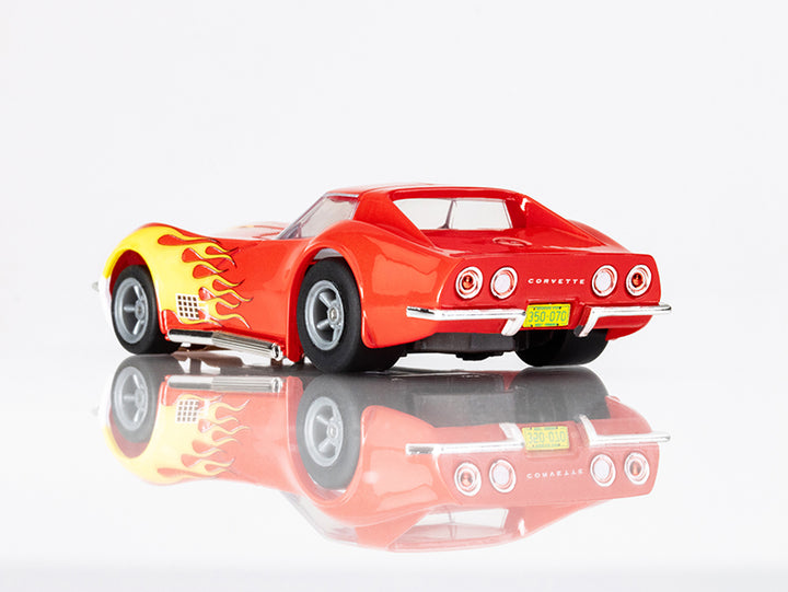 AFX Corvette 1970 Red w/Yellow Wildfire 22055
