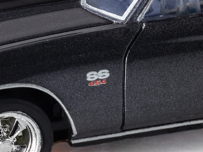 1974 Shevelle SS454 Silver/Black AFX #22087   AFX22087