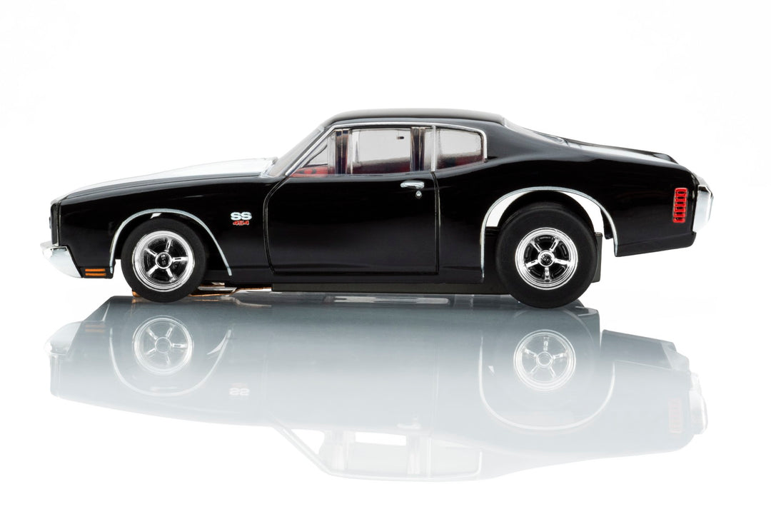 22118 1970 Chevelle LS6 SS 454 Blk Wht AFX