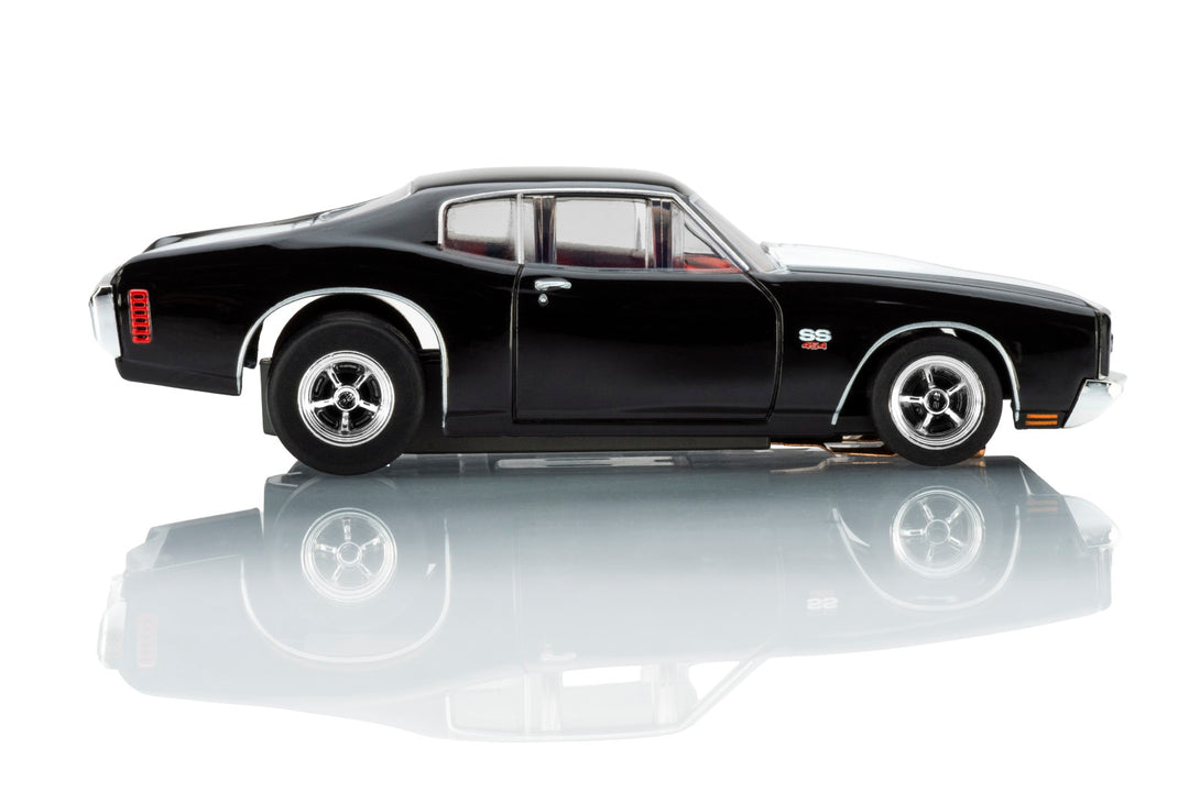 22118 1970 Chevelle LS6 SS 454 Blk Wht AFX