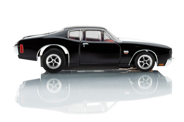 22118 1970 Chevelle LS6 SS 454 Blk Wht AFX