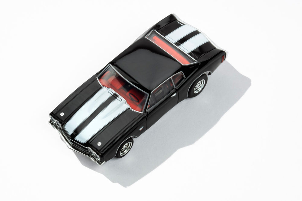 22118 1970 Chevelle LS6 SS 454 Blk Wht AFX
