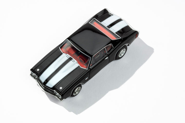22118 1970 Chevelle LS6 SS 454 Blk Wht AFX
