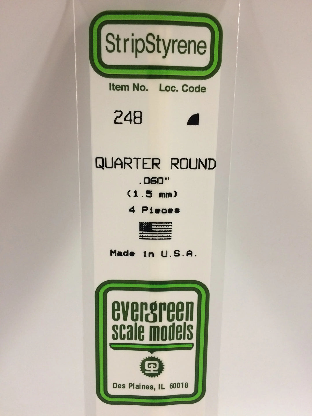 .060 QUARTER ROUND