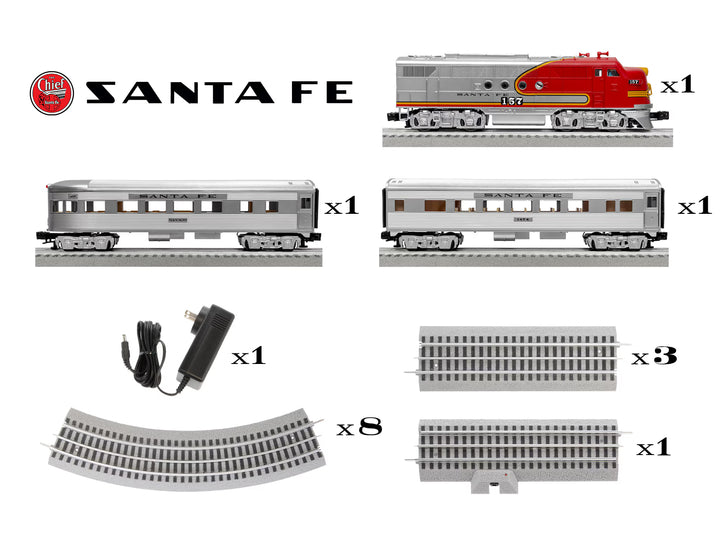 Lionel Santa Fe Super Chief LionChief Set with Bluetooth 5.0 2623110