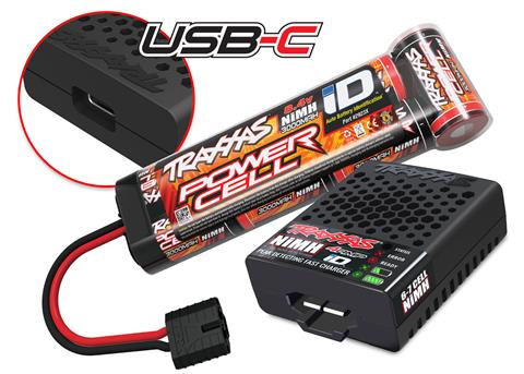 Rustler 2wd Truck RTR HD w/USB-C Charger and Battery, Traxxas #37254-8