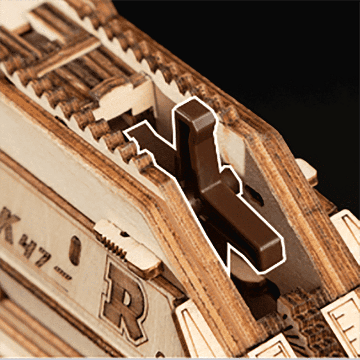 Justice Guard Gun Models; AK-47 Assault Rifle Rubber Band Gun Robotime LQ901