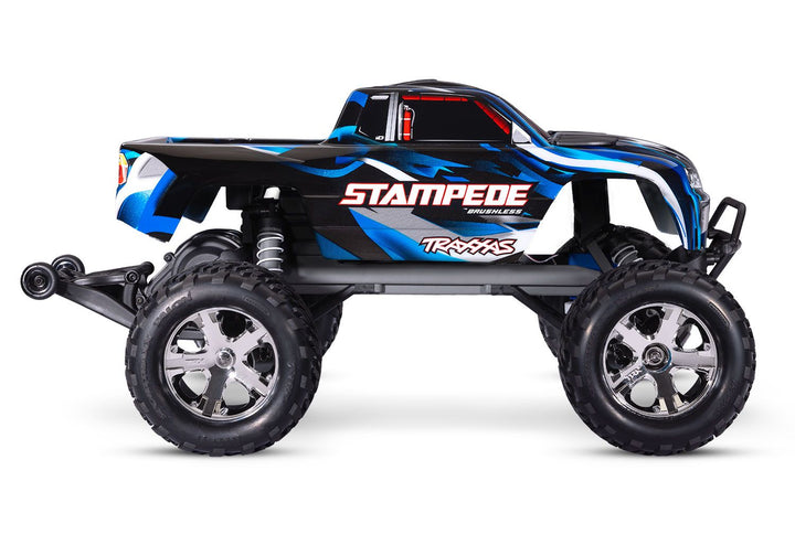 Stampede® Brushless BL-2s™ 1/10 Scale Monster Truck. Ready-To-Race® Traxxas #36354-4