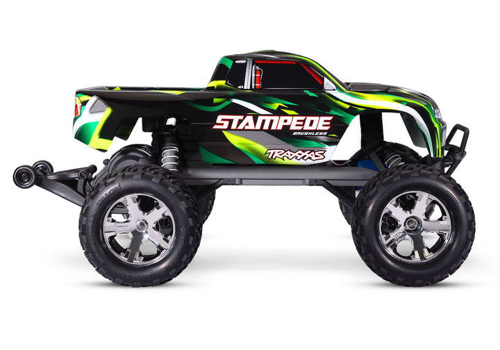 Stampede® Brushless BL-2s™ 1/10 Scale Monster Truck. Ready-To-Race® Traxxas #36354-4