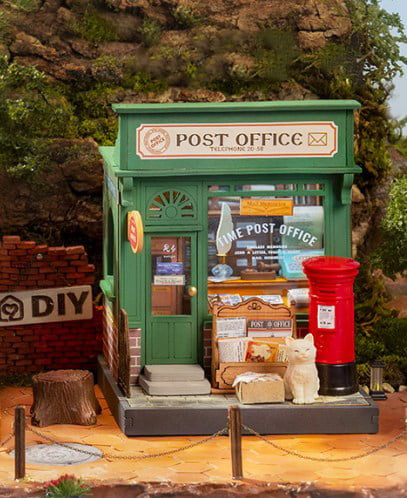 Century Post Office, Super Mini Houses - Little Warm Spaces Robotime DS037