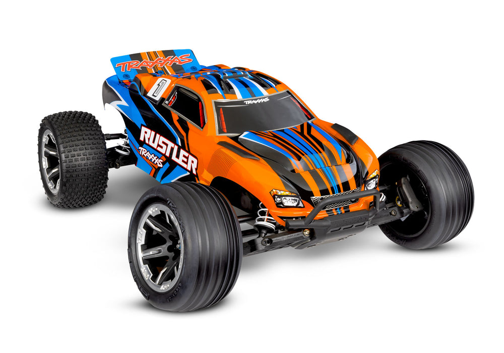 Rustler 2wd Truck RTR HD w/USB-C Charger and Battery, Traxxas #37254-8
