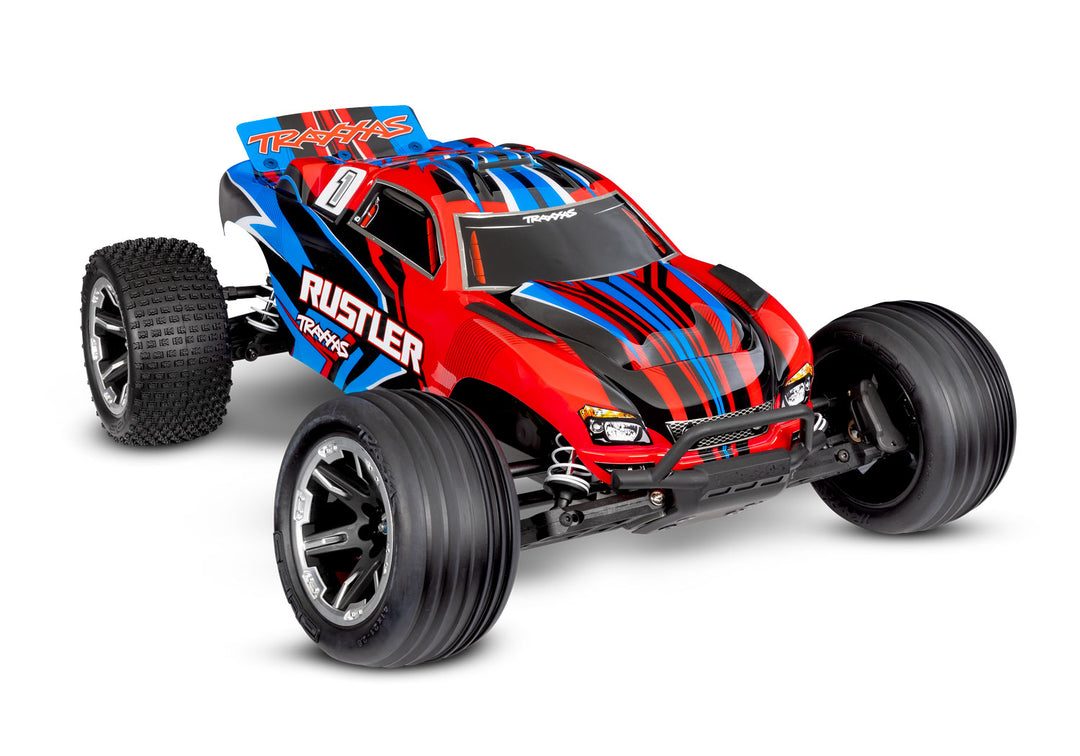 Rustler 2wd Truck RTR HD w/USB-C Charger and Battery, Traxxas #37254-8