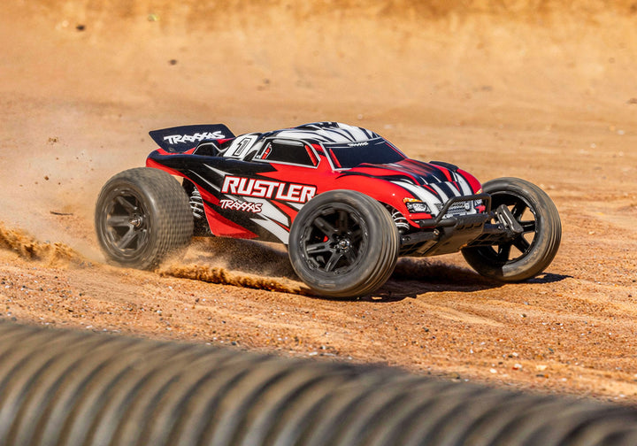 Rustler 2wd Truck RTR HD w/USB-C Charger and Battery, Traxxas #37254-8