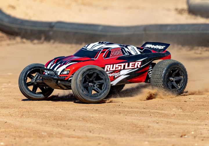 Rustler 2wd Truck RTR HD w/USB-C Charger and Battery, Traxxas #37254-8