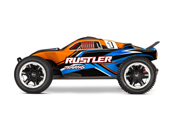 Rustler 2wd Truck RTR HD w/USB-C Charger and Battery, Traxxas #37254-8