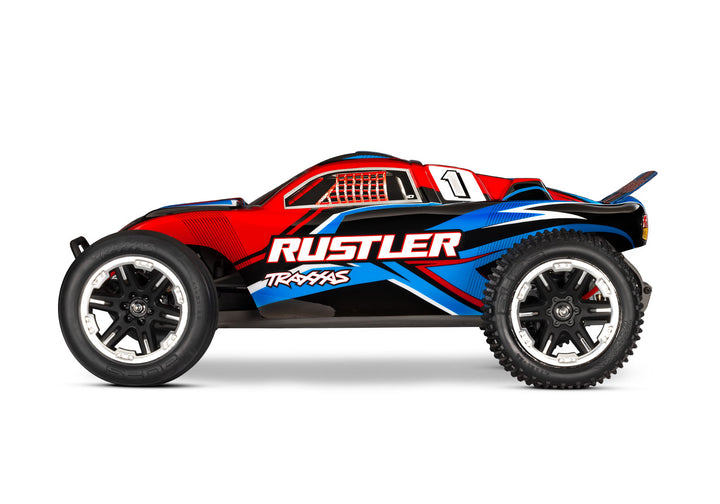 Rustler 2wd Truck RTR HD w/USB-C Charger and Battery, Traxxas #37254-8