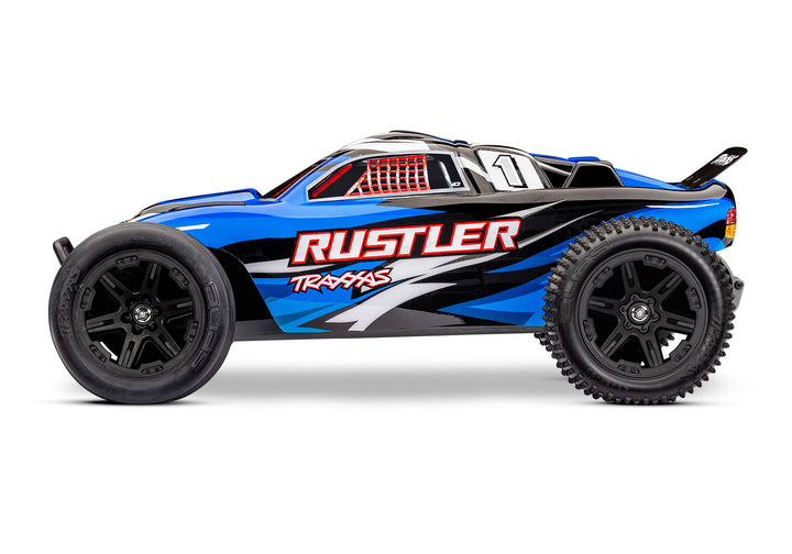 Rustler 2wd Truck RTR HD w/USB-C Charger and Battery, Traxxas #37254-8