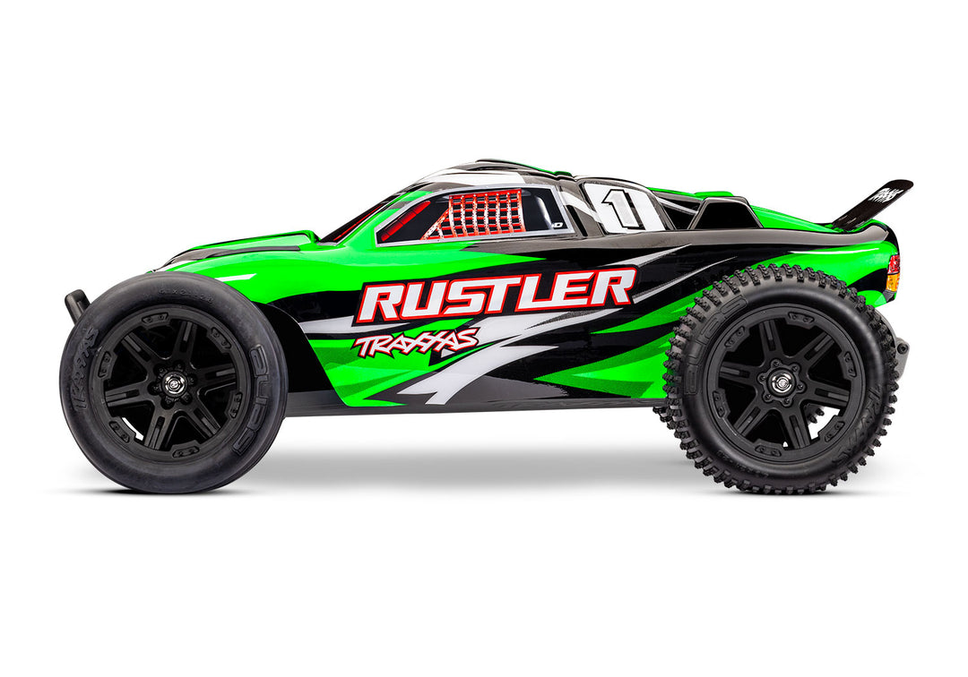 Rustler 2wd Truck RTR HD w/USB-C Charger and Battery, Traxxas #37254-8