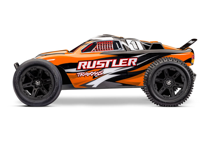 Rustler 2wd Truck RTR HD w/USB-C Charger and Battery, Traxxas #37254-8