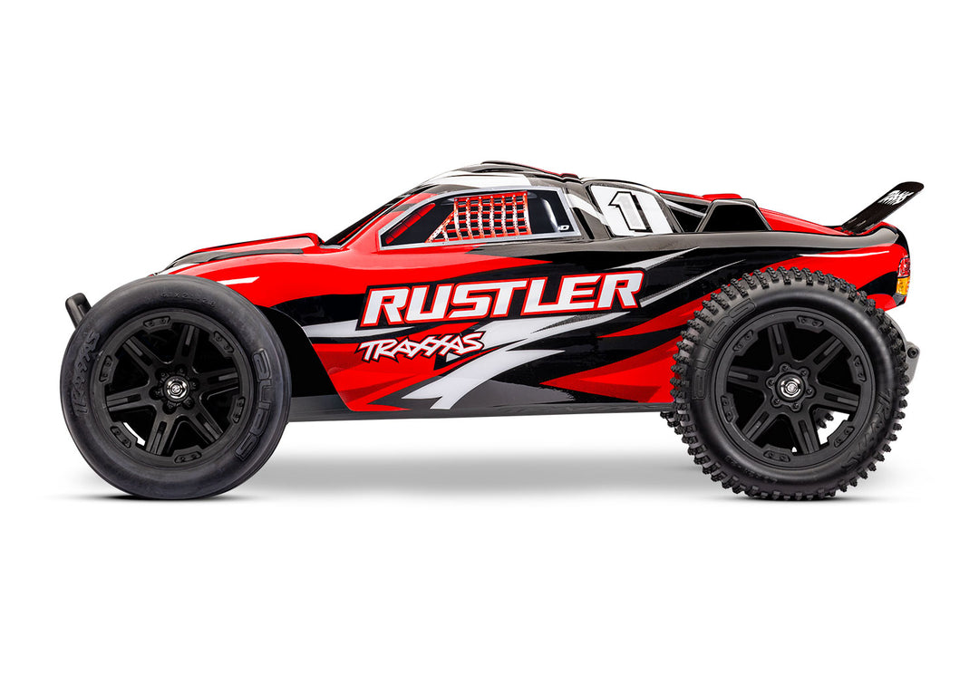 Rustler 2wd Truck RTR HD w/USB-C Charger and Battery, Traxxas #37254-8