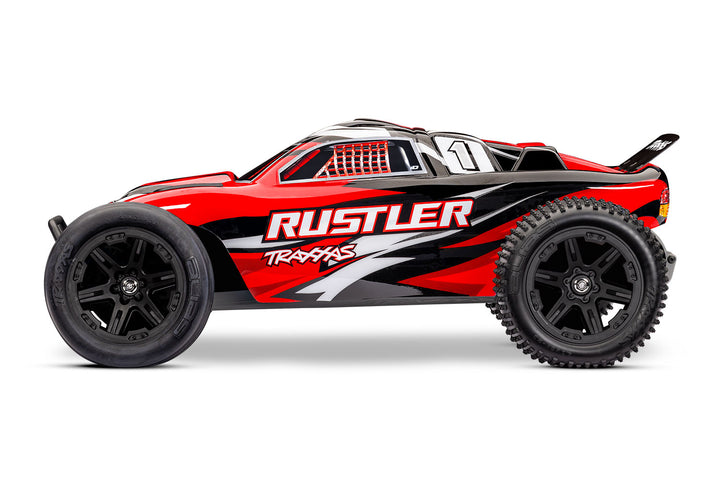 Rustler 2wd Truck RTR HD w/USB-C Charger and Battery, Traxxas #37254-8