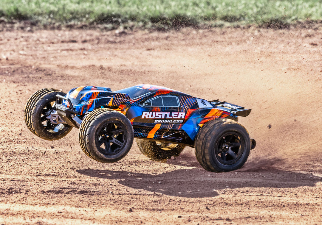 Rustler 2WD stadium truck with VX3 ESC and V3200 motor Traxxas 37454-4