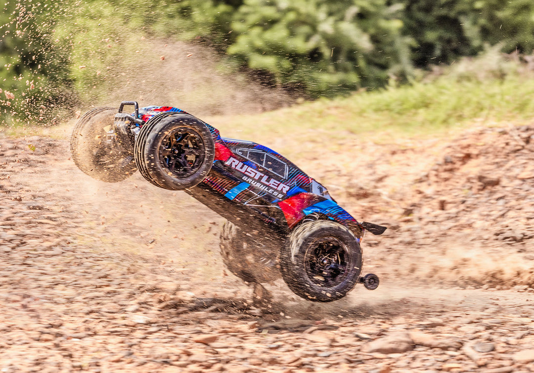 Rustler 2WD stadium truck with VX3 ESC and V3200 motor Traxxas 37454-4