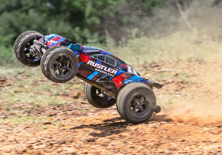 Rustler 2WD stadium truck with VX3 ESC and V3200 motor Traxxas 37454-4