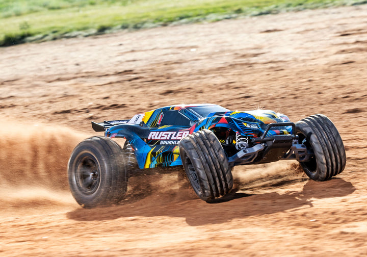 Rustler 2WD stadium truck with VX3 ESC and V3200 motor Traxxas 37454-4
