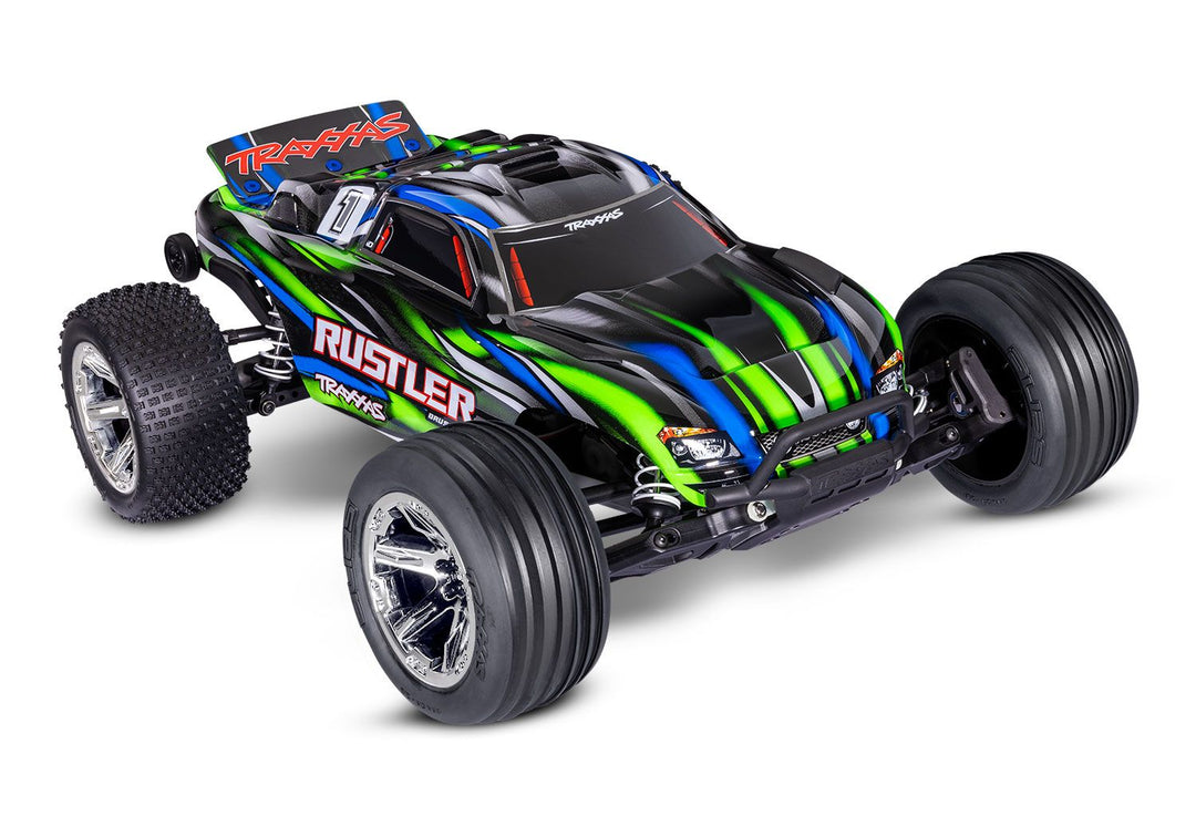 Rustler® Brushless BL-2s™ 1/10 Scale Stadium Truck. Ready-To-Race® Traxxas #37354-4