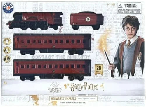 LIONEL - Harry Potter Hogwarts Express Battery Operated Mini Train Set (711981) 80-711981