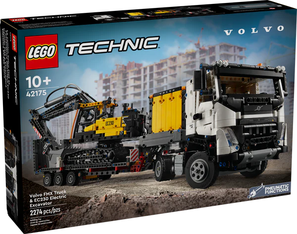 42175 Volvo FMX Truck & EC230 Electric Excavator LEGO