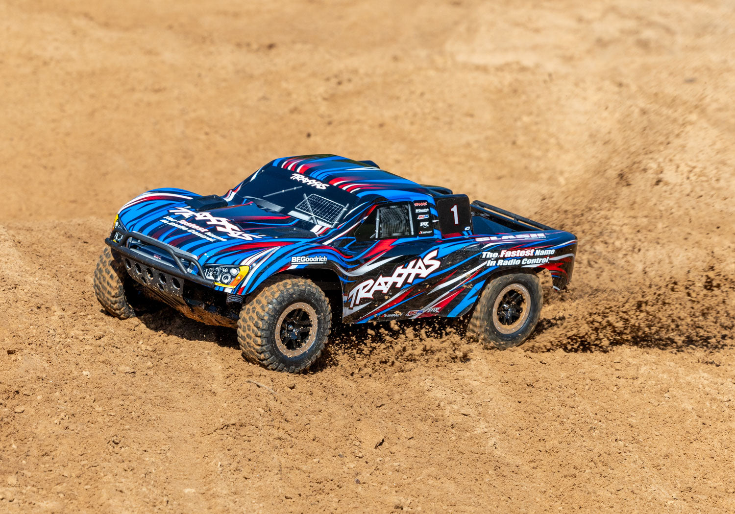 Slash 2WD BL-2s Heavy Duty, Traxxas #58334-4, Includes Free Battery an