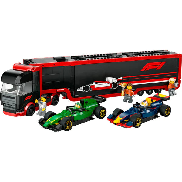 60445 F1 Truck with RB20 & AMR24 F1 Cars LEGO
