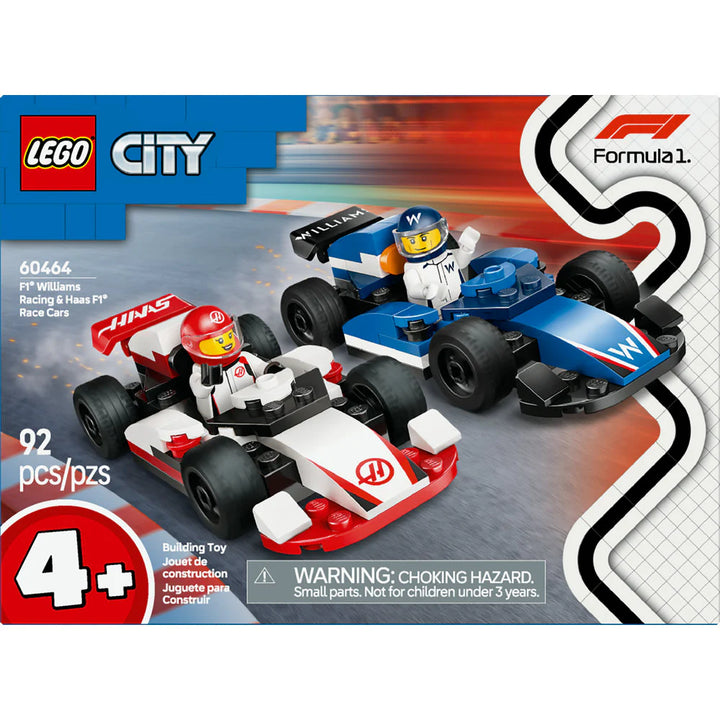 60464 F1® Williams Racing & Haas F1® Race Cars LEGO 60464