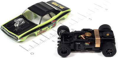 14' Rat Fink Fink & FURRY-OUS Underground Racing Slot Race Set Auto World